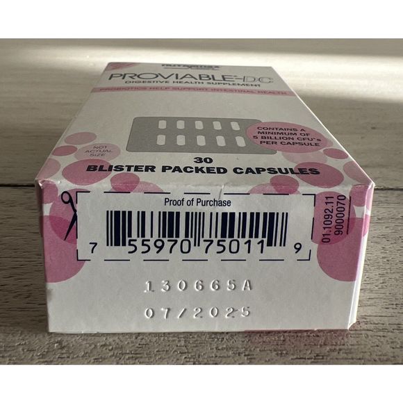 Nutramax Proviable-DC for DOGS and CATS, Probiotics Digestive Health 30 caps - Picture 3 of 3